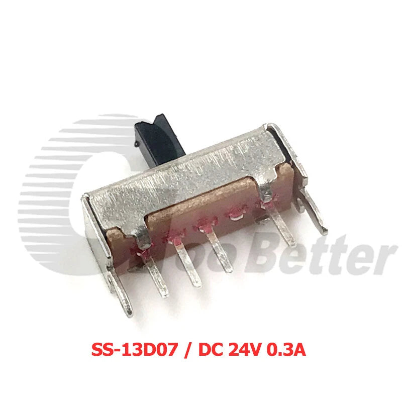 Miniature Slide Switch SPDT 2-Position PCB Mount — SS/SK Series, DC 24V
