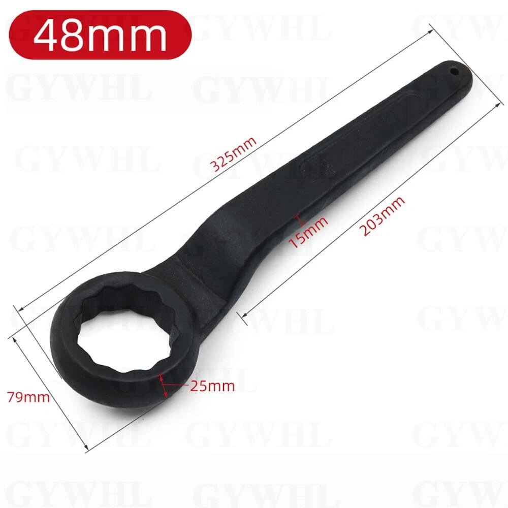 Slogging Striking Wrench Spanner Offset Box End Ring Type Wrench Carbon Steel
