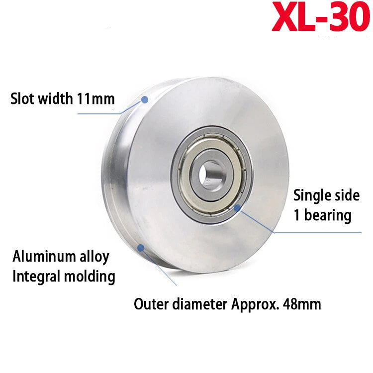 XL Idler Timing Pulley Double Side Bearing Timing Belt For Width 11mm - 16mm