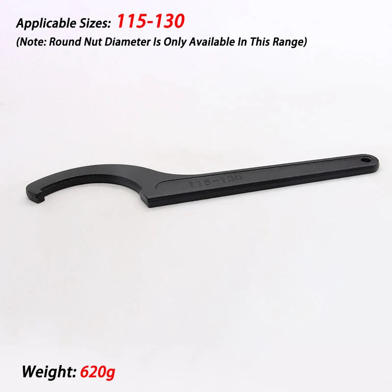 Hook Wrench C Spanner 22mm-320mm Repair Tool Motorcycle Bike Steering Suspension
