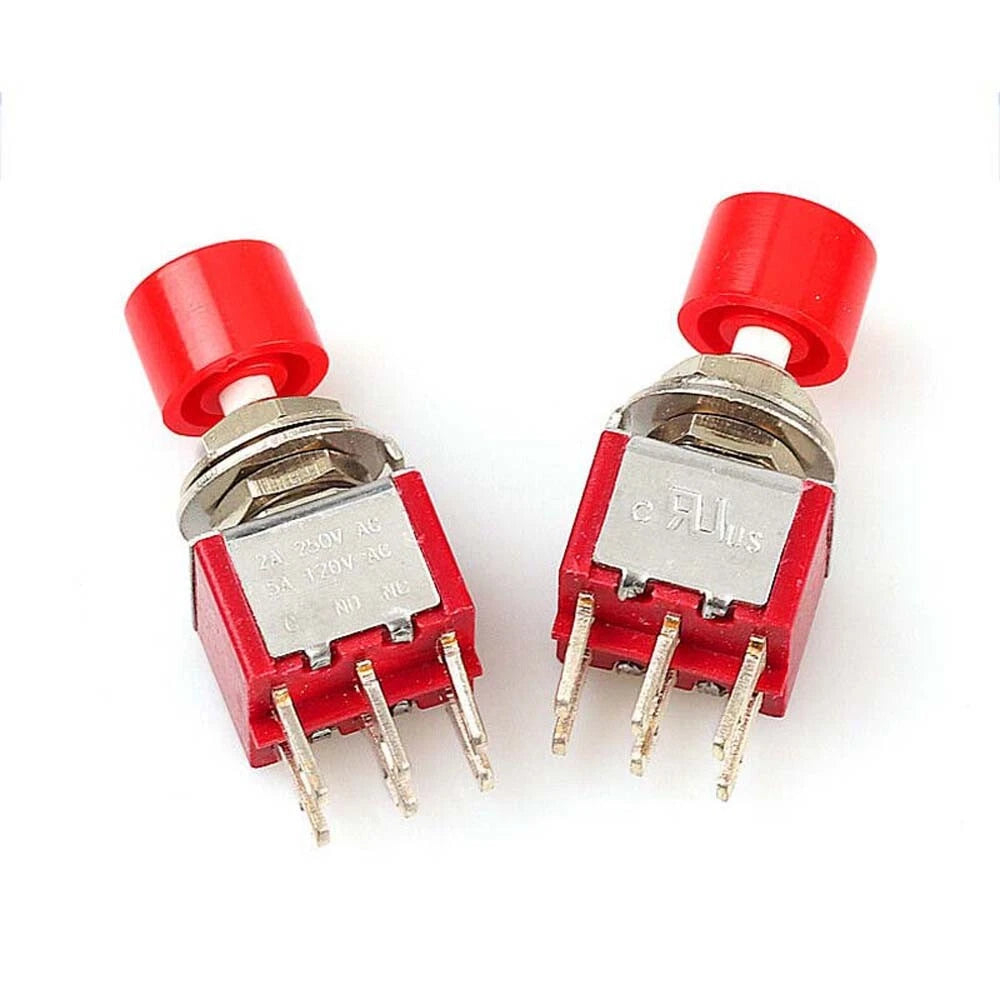 MTS PS Series Mini Toggle Switch — 3/6/9/12 Pin, 2-Way & 3-Way, Latching & Self-Resetting