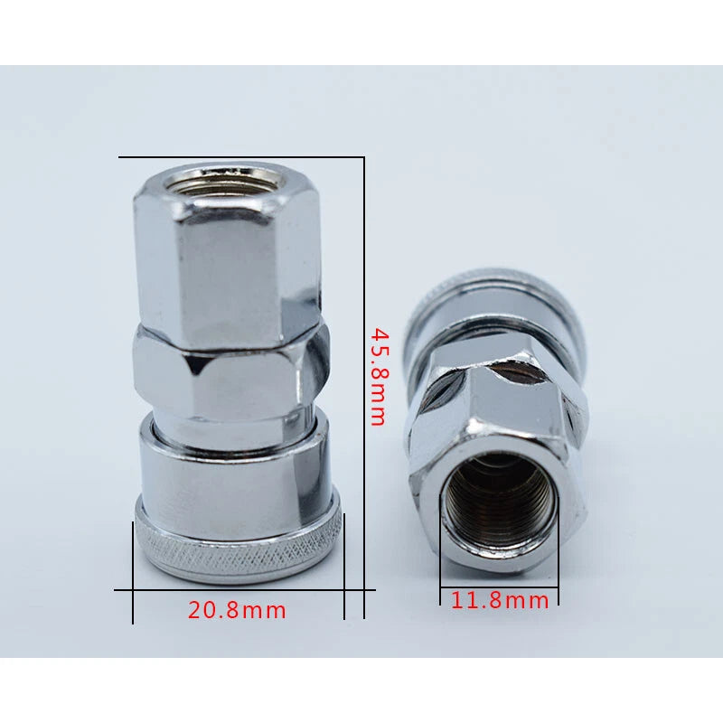 Air Line Hose Coupler Quick Release Female Male Fitting Connector Set Compressor