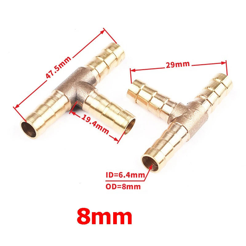 BSP Hose Barb Fittings — Y-Piece, T-Piece, Straight & Elbow Connectors