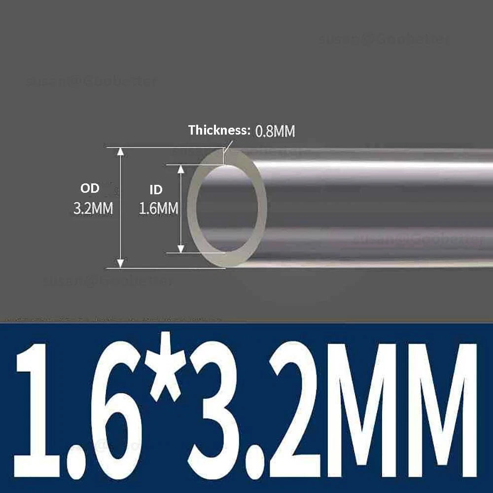 Clear Flexible PVC Tubing — Plastic Hose for Air, Water, Aquarium & Pond