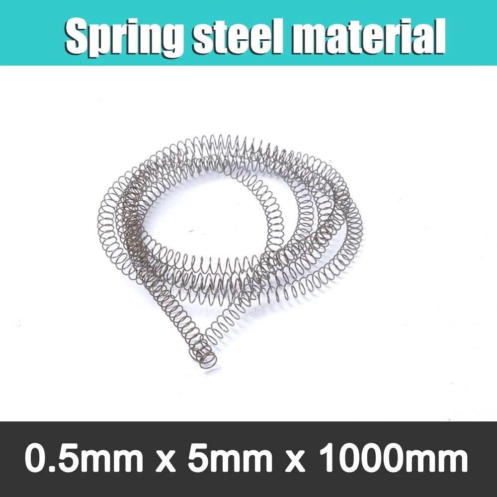 1000mm length Spring Stee Wire 0.3mm-6mm ,OD 6mm-60mm Compression Spring 1 Meter