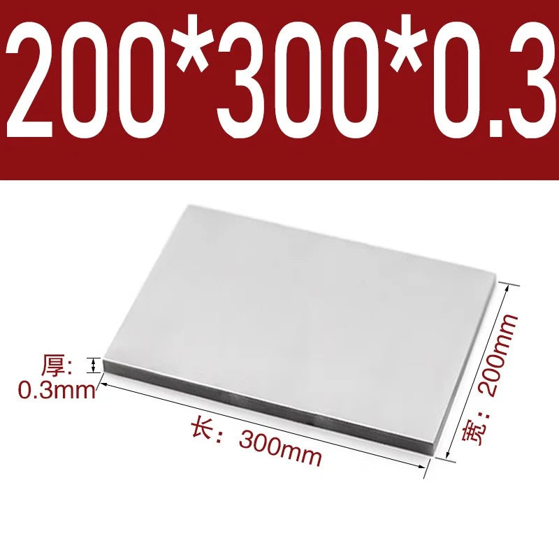 304 Stainless Steel Sheet Plate 0.3mm 0.5mm 0.8mm 1mm 2mm 3mm 4mm 5mm Thick