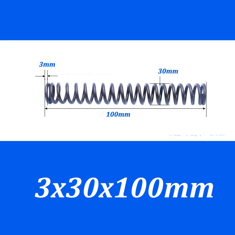 Compression Spring 30-40mm Diameter & 20-100mm Length Pressure Big 3mm Wire Dia