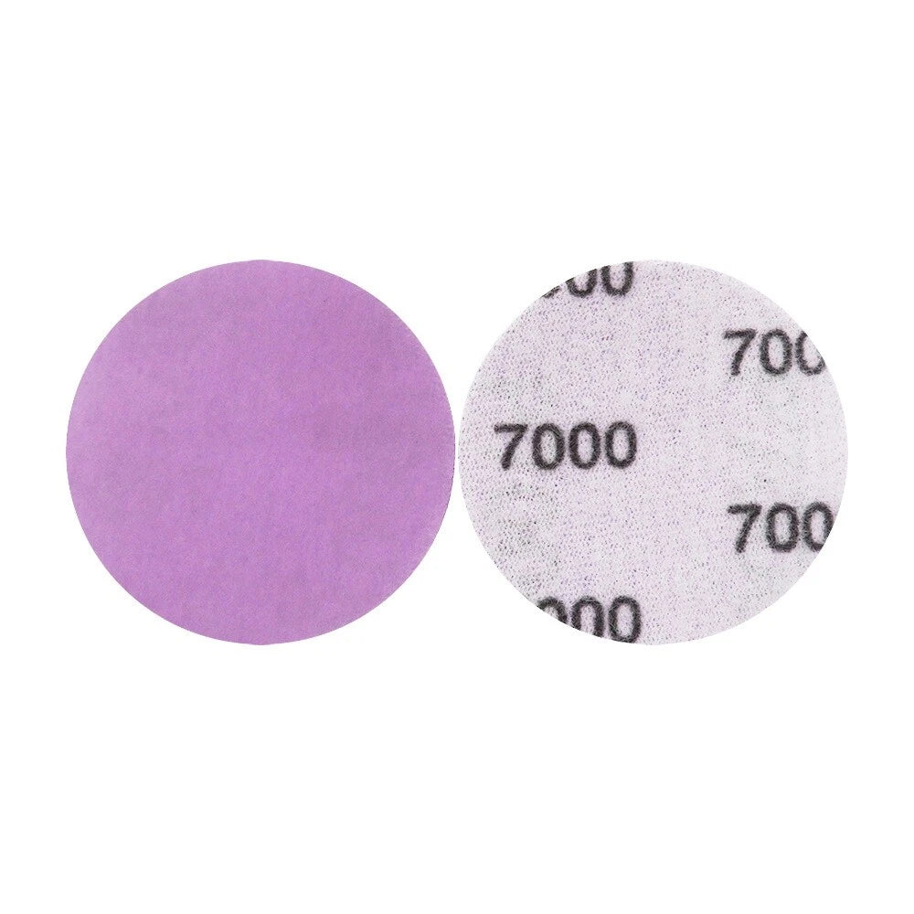 50mm Wet and Dry Sanding Discs 2 inch Sandpaper Hook and Loop Pads Grit 60-10000