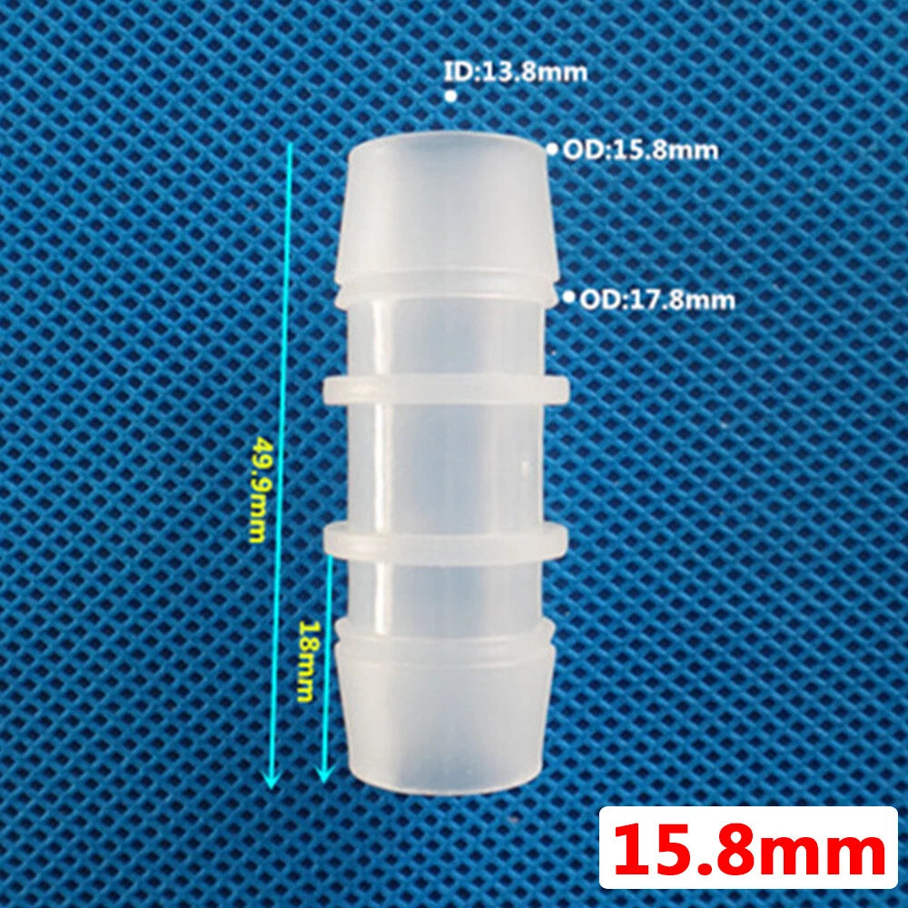 Plastic Barbed Straight Hose Connector — 1.6mm to 25mm Tubing Joiner Coupling