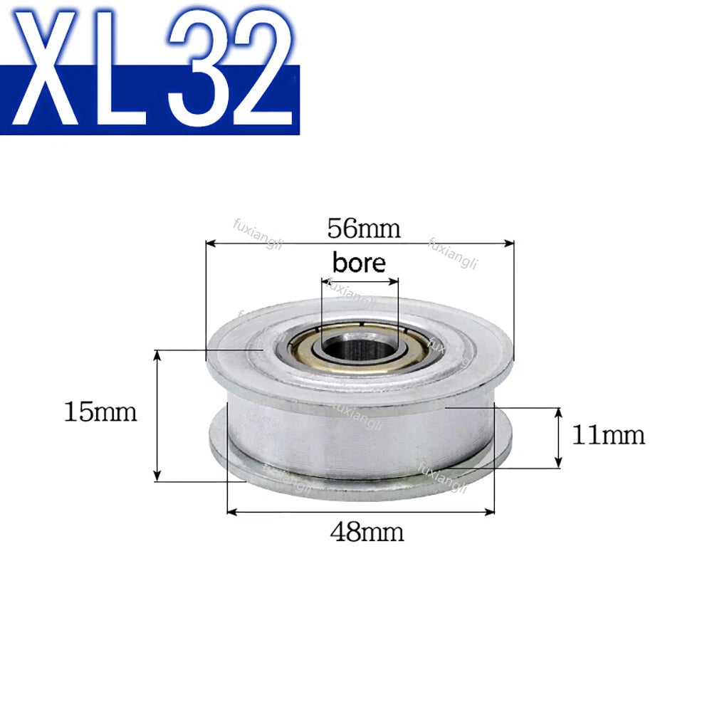 XL Timing Belt Idler Bearing Pulley Tensioner Toothless & Toothed Width 11mm