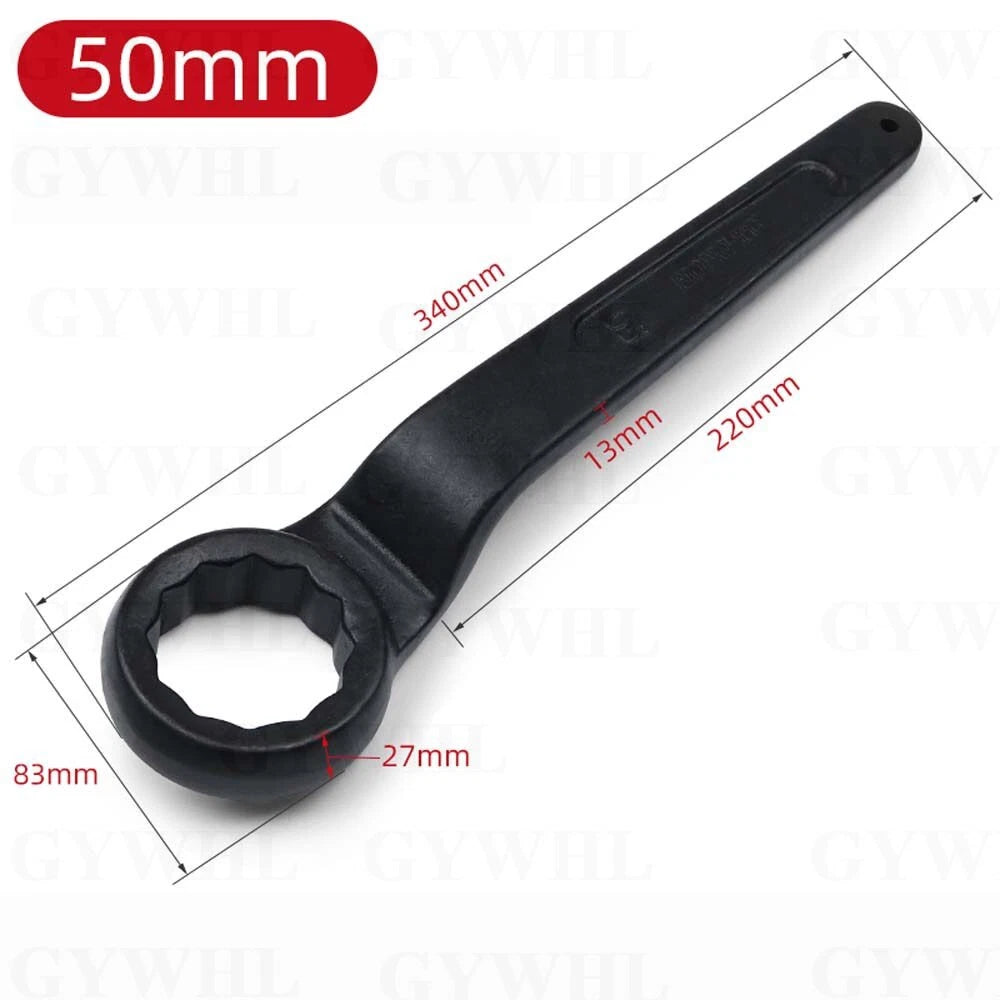 Slogging Striking Wrench Spanner Offset Box End Ring Type Wrench Carbon Steel