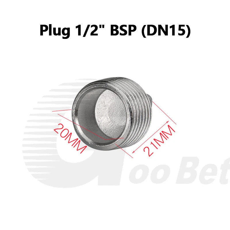 BSP Threaded Stainless Steel Pipe Fittings 304 — Elbow, Tee, Nipple, Socket & More