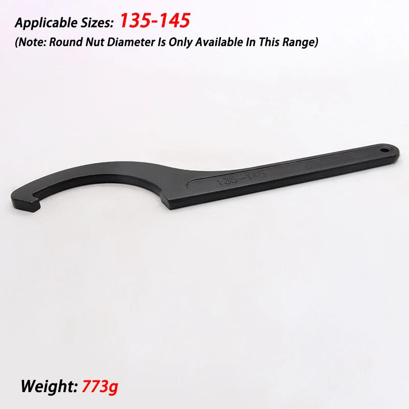 Hook Wrench C Spanner 22mm-320mm Repair Tool Motorcycle Bike Steering Suspension