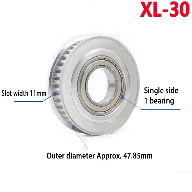 XL Idler Timing Pulley Double Side Bearing Timing Belt For Width 11mm - 16mm