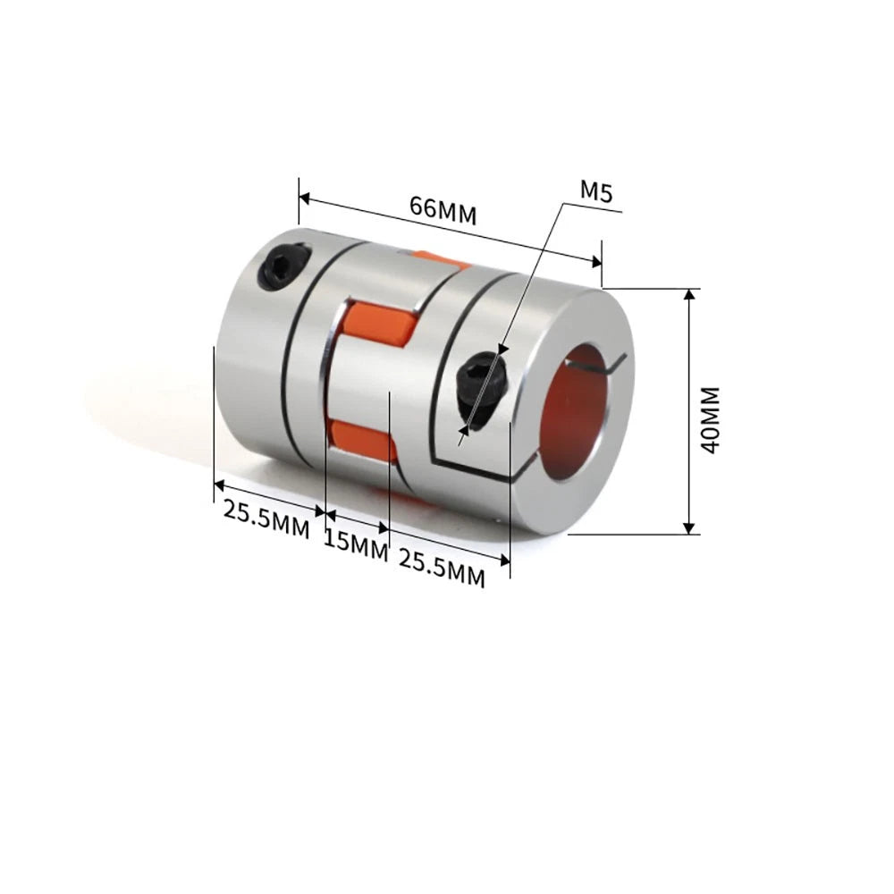Alu Shaft Coupler Flexible Plum Spider Jaw Coupling Stepper Motor for 3D Printer