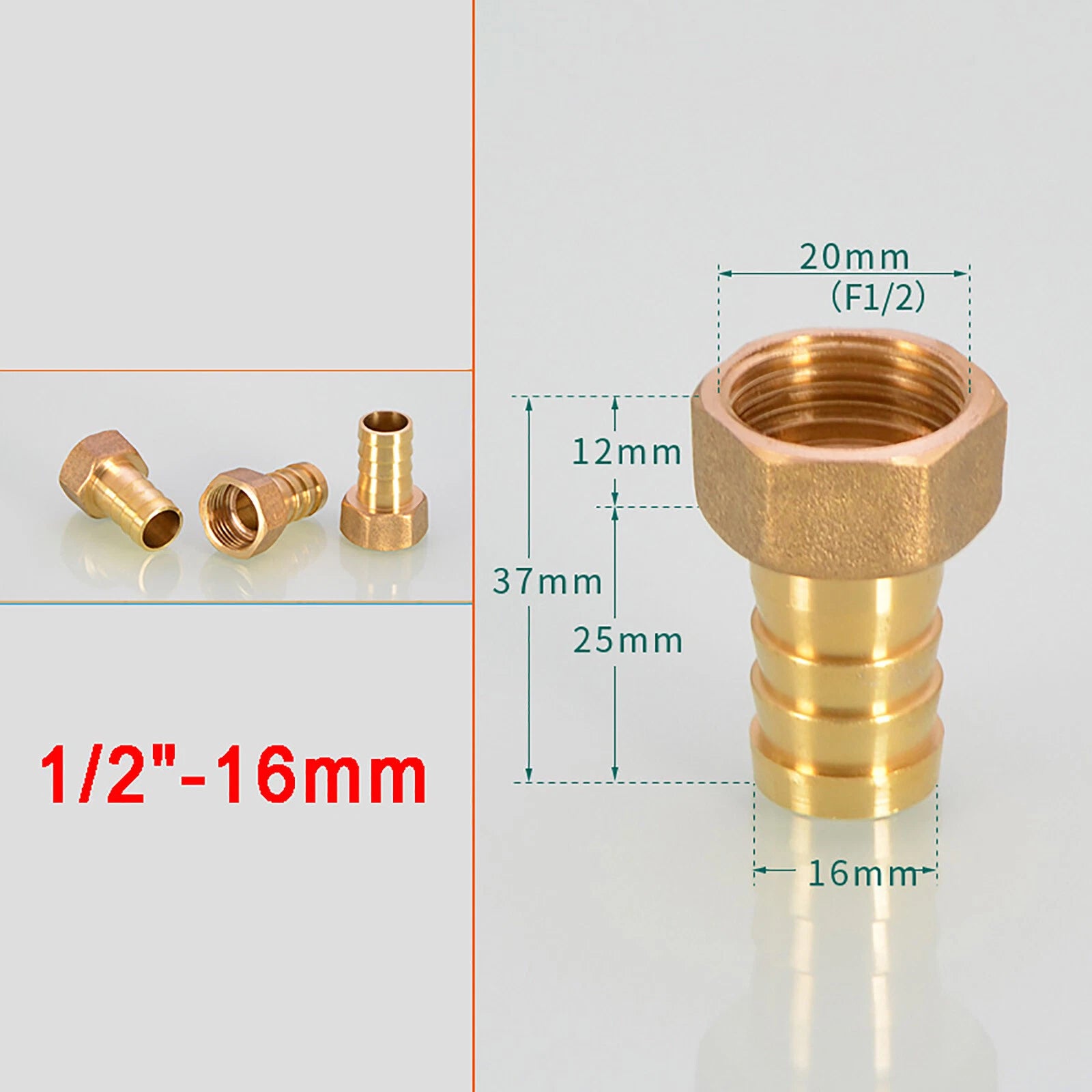Brass Female BSP Blanking Cap Stop End Pipe Fittings — 1/8" to 1" Hex & Octagonal