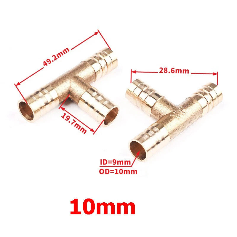 BSP Hose Barb Fittings — Y-Piece, T-Piece, Straight & Elbow Connectors
