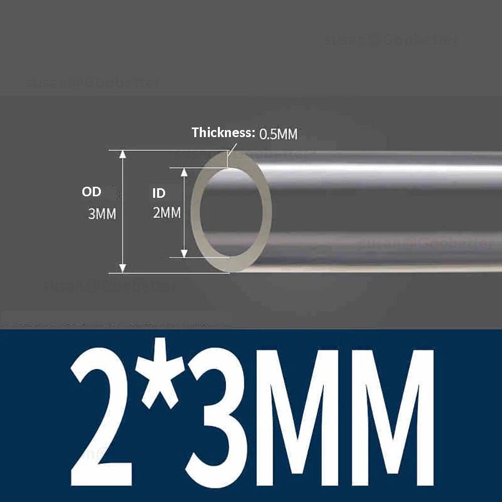 Clear Flexible PVC Tubing — Plastic Hose for Air, Water, Aquarium & Pond