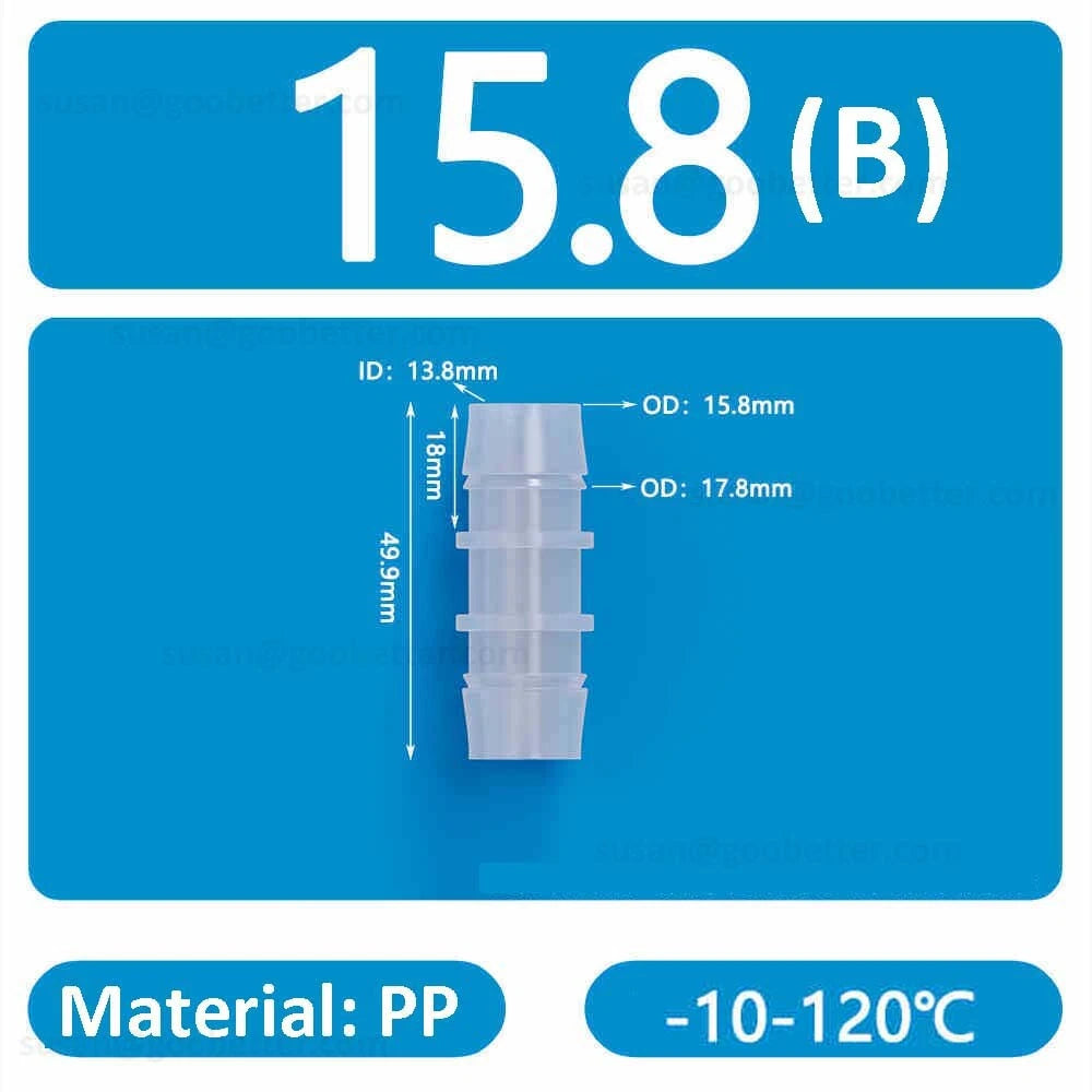 Plastic Barbed Hose Connectors — T-Piece, Elbow & Straight Fittings for Air & Water Lines