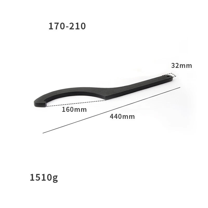 Adjustable Hook Spanner C Wrenches Metric Garage Motorcycle Repair 22mm-210mm