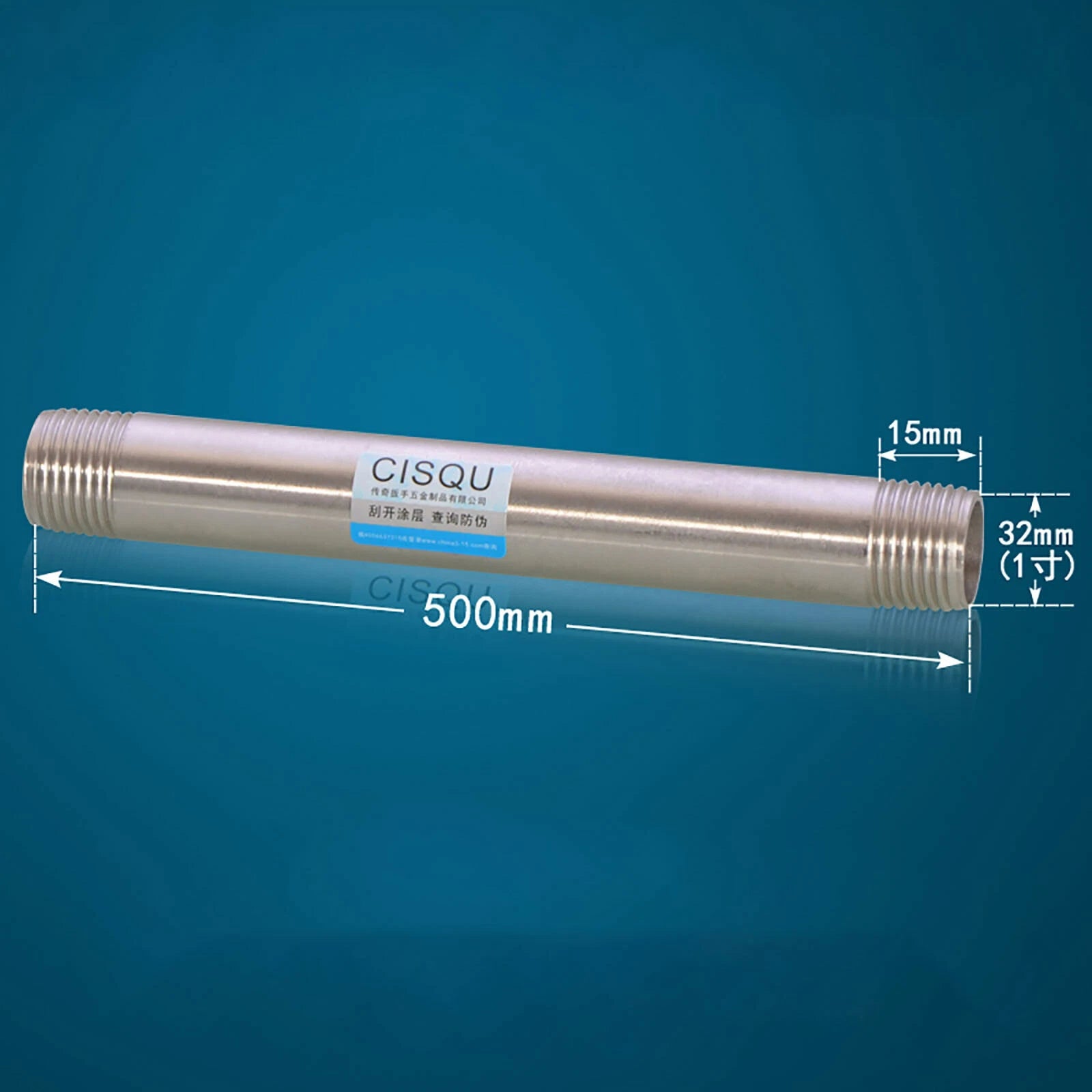 Stainless Steel 201 Male Thread Weld Nipple 1/2" 3/4" 1" | 100–500mm Pipe Fitting