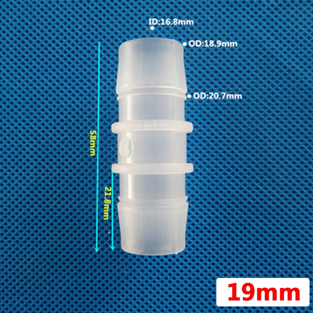 Plastic Barbed Straight Hose Connector — 1.6mm to 25mm Tubing Joiner Coupling