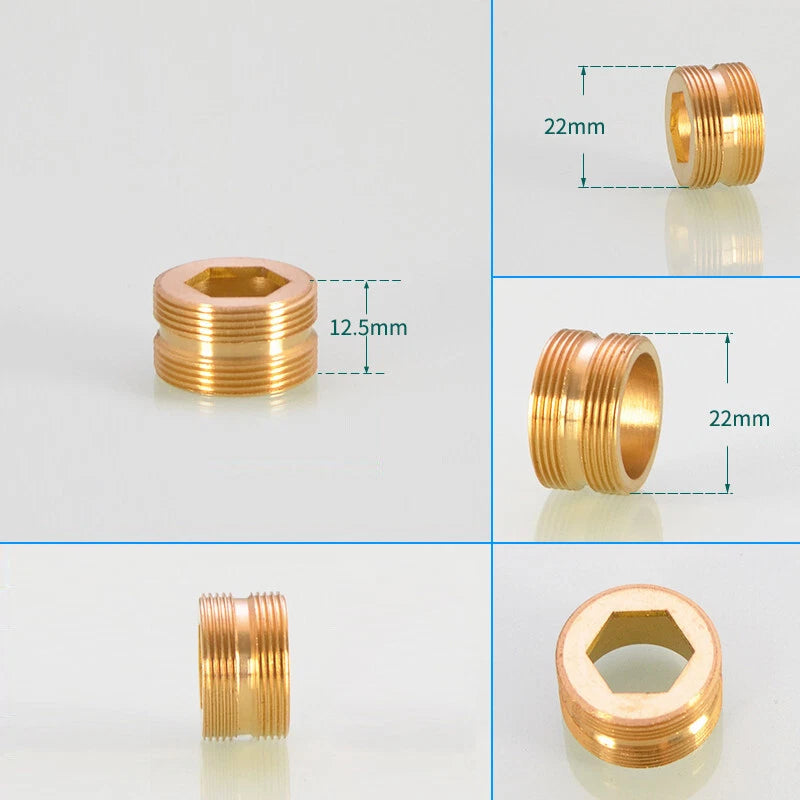 BSP Thread Male to Female Tap Connector Adapter — Kitchen & Garden Hose Fitting
