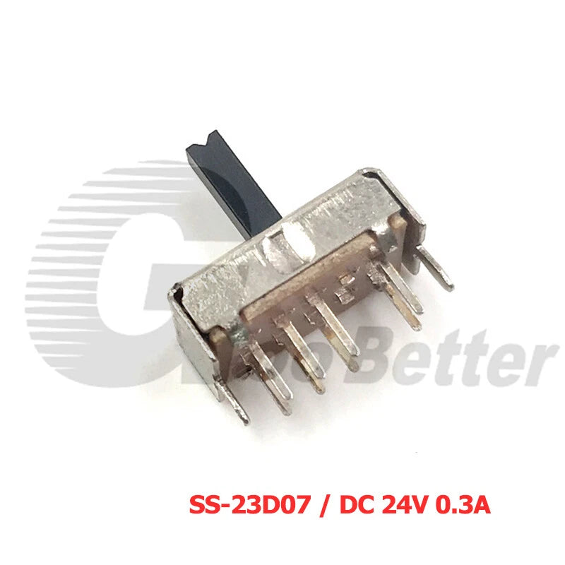 Miniature Slide Switch SPDT 2-Position PCB Mount — SS/SK Series, DC 24V