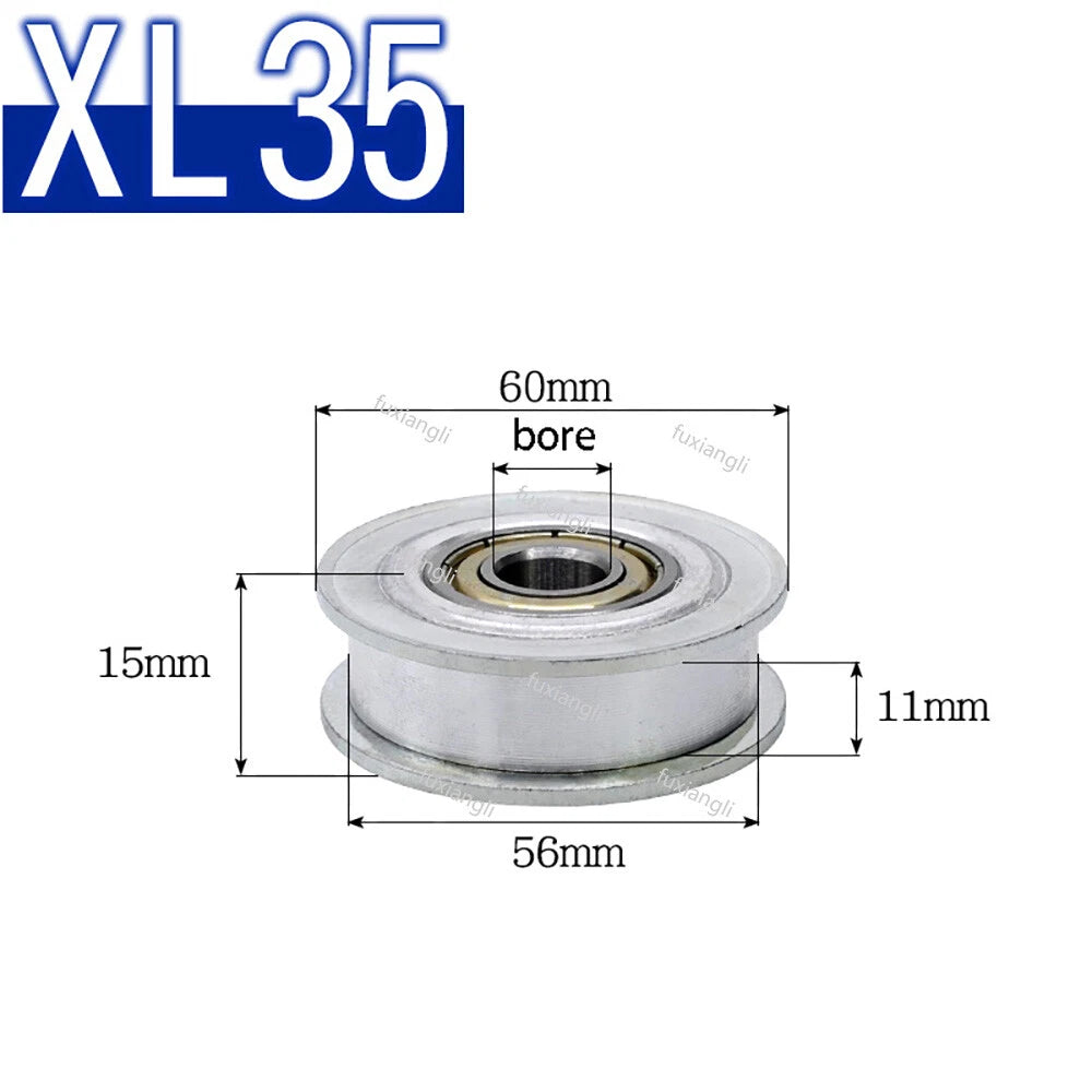 XL Timing Belt Idler Bearing Pulley Tensioner Toothless & Toothed Width 11mm