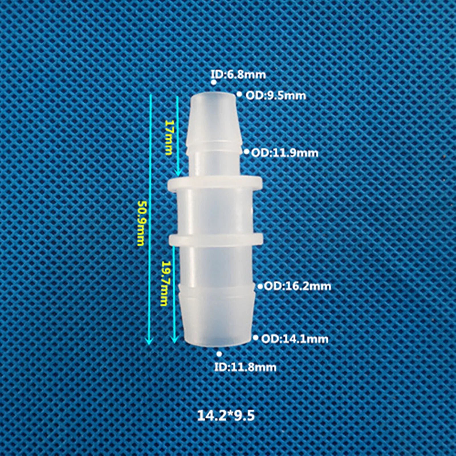 Reducing Coupling Straight Hose Pipe Plastic Adapter Fittings Connector Joint