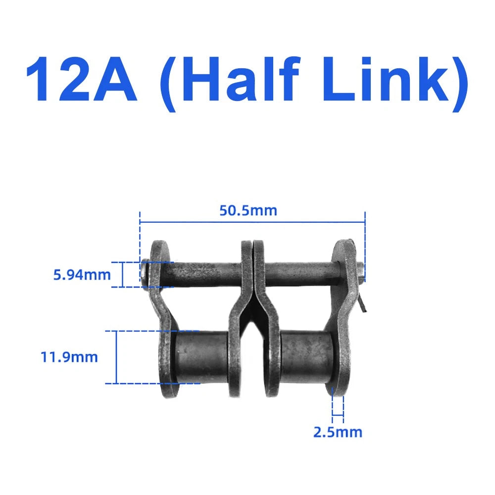 Double Roller Duplex Chain Offset Connecting Link Full/Half Link 06B 08B 10A-32A
