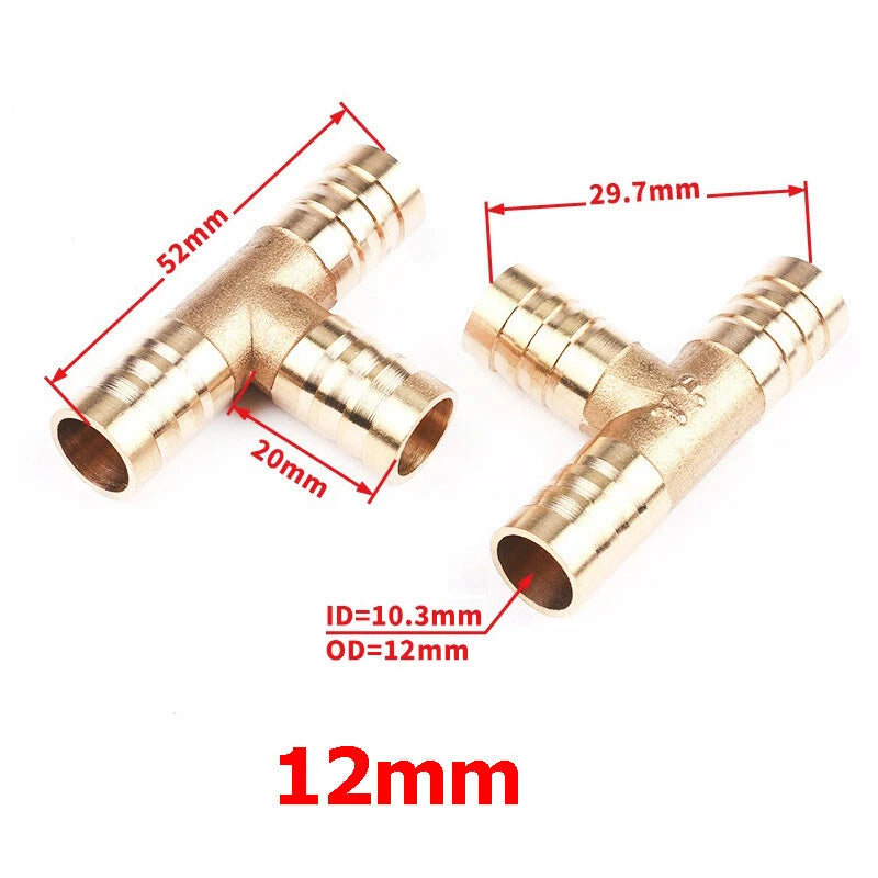 BSP Hose Barb Fittings — Y-Piece, T-Piece, Straight & Elbow Connectors