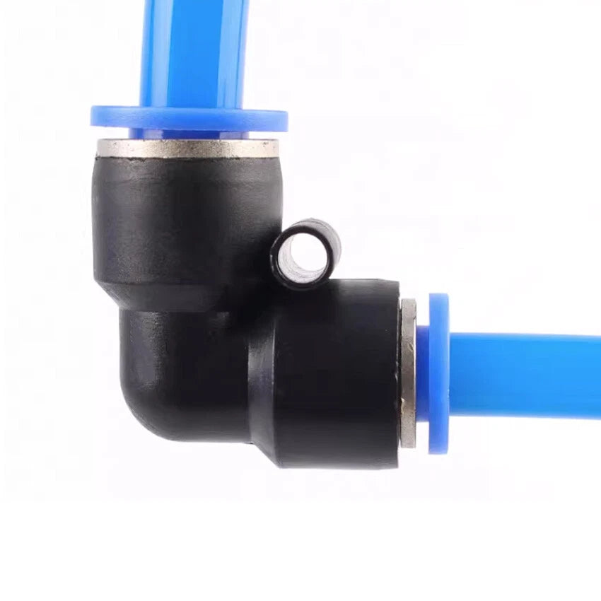 4- 16mm Nylon Pneumatic Push Fit Connector Tube Pipe Joiner Air Water Lines Hose