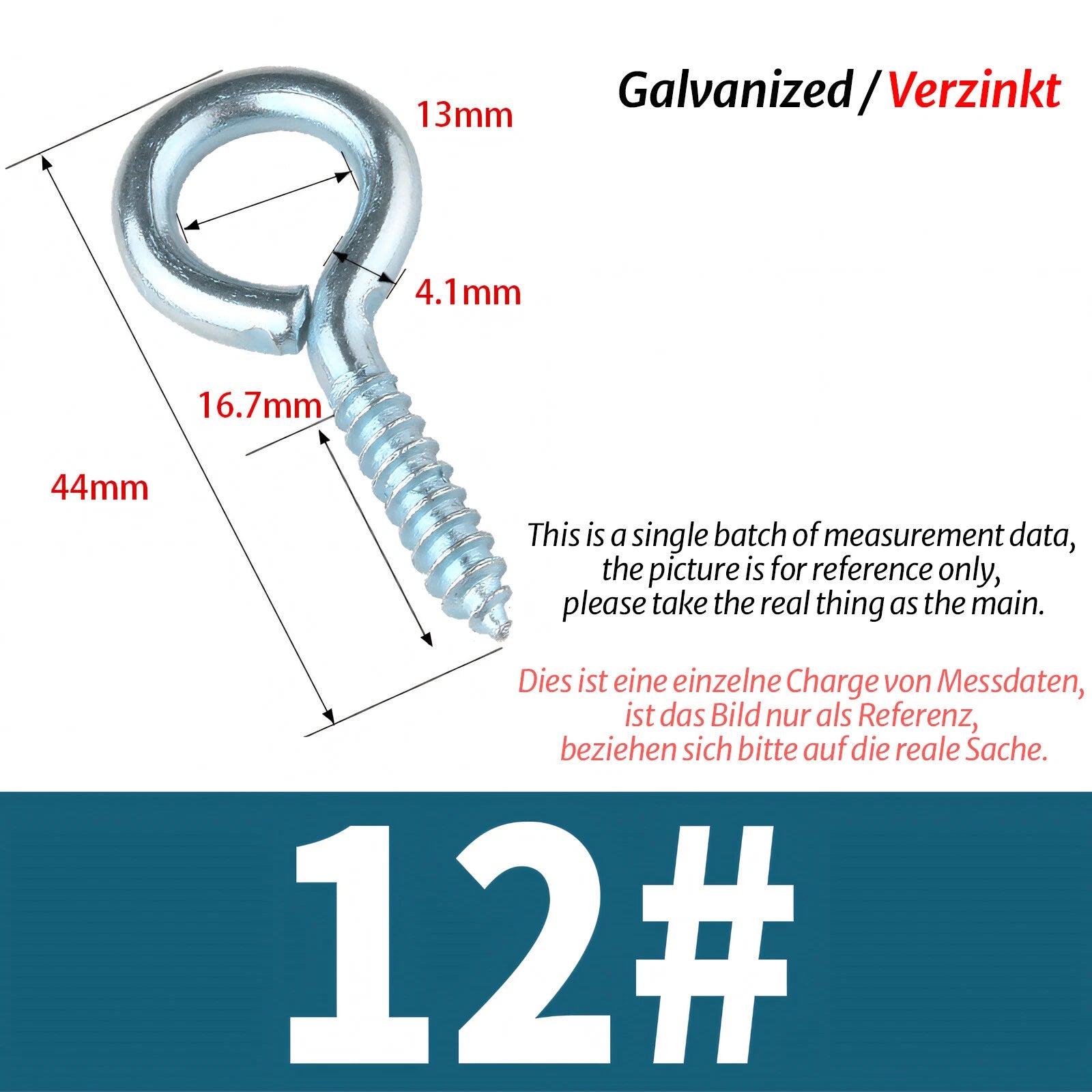 Screw-In Eye Hooks & Open Hooks — Nickel, Zinc & 304 Stainless, 16–106mm, All Sizes