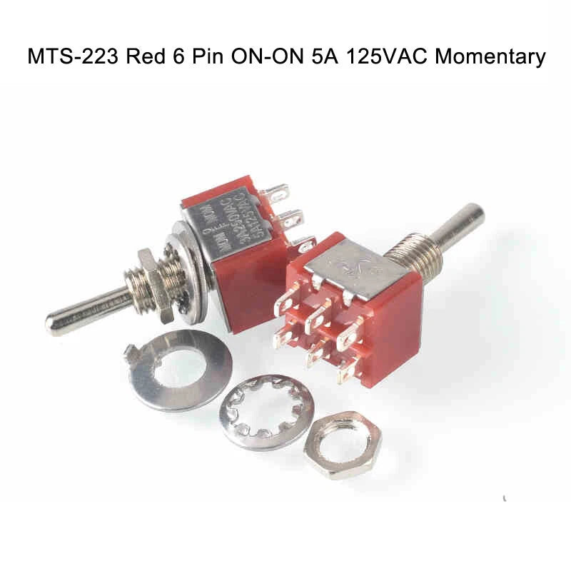 Toggle Switch Heavy Duty ON-OFF ON-ON ON-OFF-ON – MTS E-TEN PS DS438 Series 125VAC 250VAC