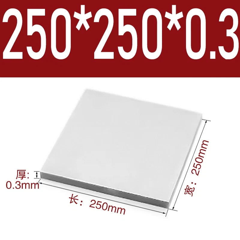 304 Stainless Steel Sheet Plate 0.3mm 0.5mm 0.8mm 1mm 2mm 3mm 4mm 5mm Thick