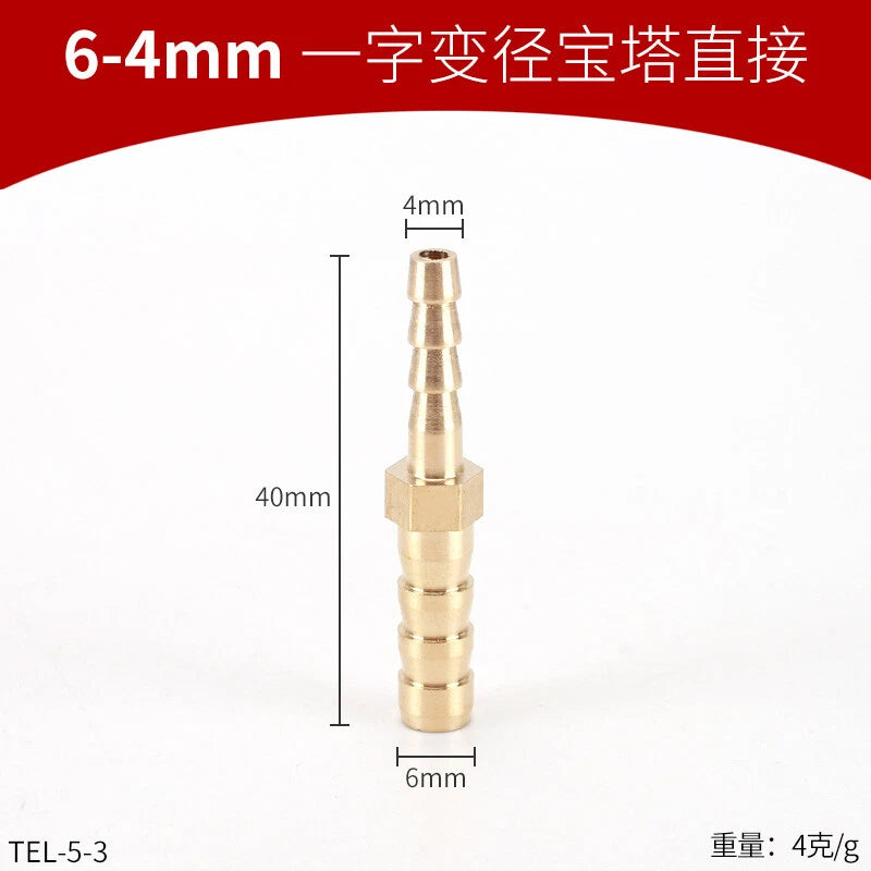 Brass Reducing Hose Fittings – Straight, L, T & Y Connectors for Gas & Air Tube