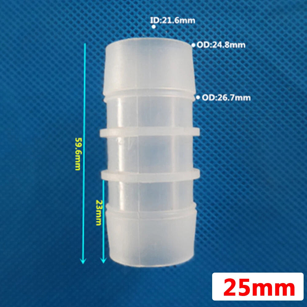 Plastic Barbed Straight Hose Connector — 1.6mm to 25mm Tubing Joiner Coupling