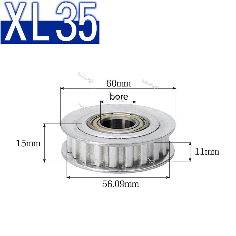 XL Timing Belt Idler Bearing Pulley Tensioner Toothless & Toothed Width 11mm