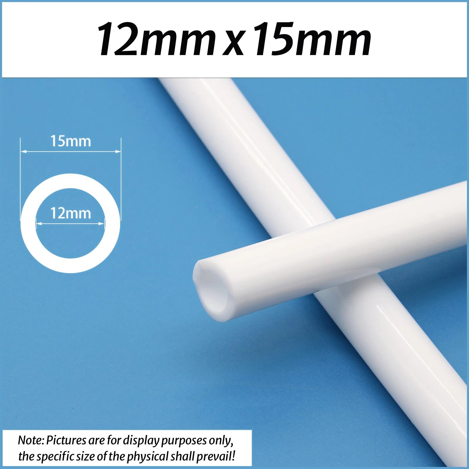 Food Grade White Silicone Tube Hose Pipe – Soft Flexible Rubber, ID 1–25mm