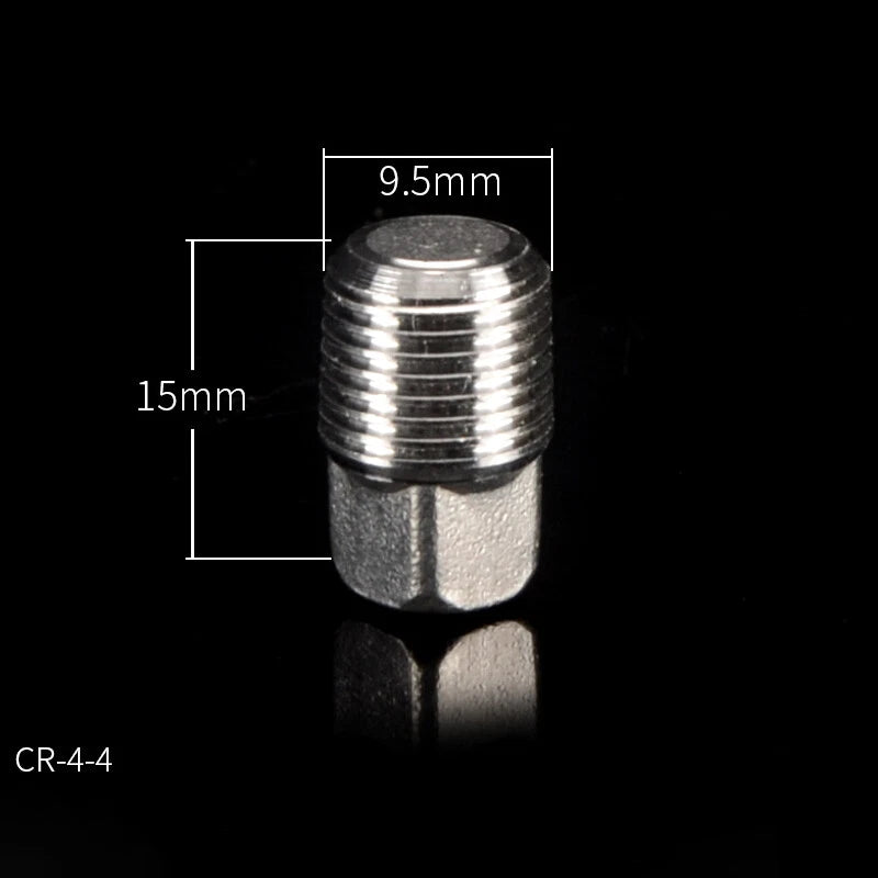 304 Stainless Steel BSP Pipe Plug & Cap Fittings — Male Plugs & Female Blanking Caps
