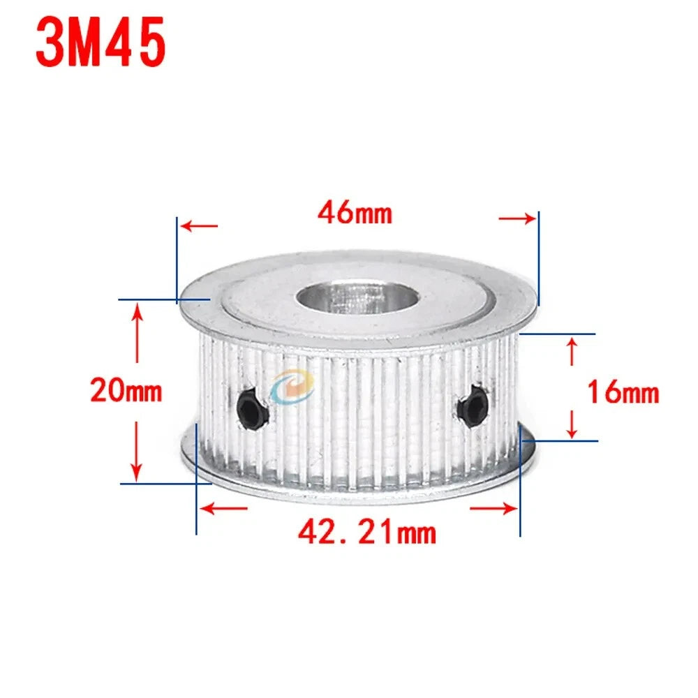 HTD 3M Timing Belt Pulley, for 15mm Wide, Bore 4-25mm, 12-120T, CNC, 3D Printer