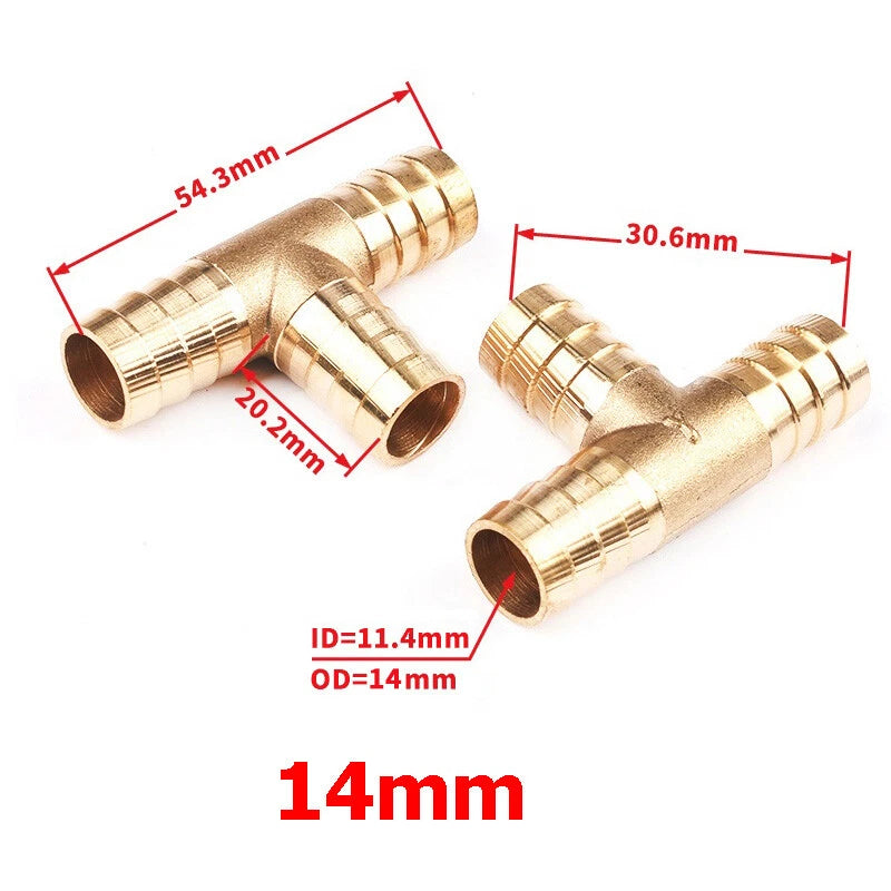BSP Hose Barb Fittings — Y-Piece, T-Piece, Straight & Elbow Connectors