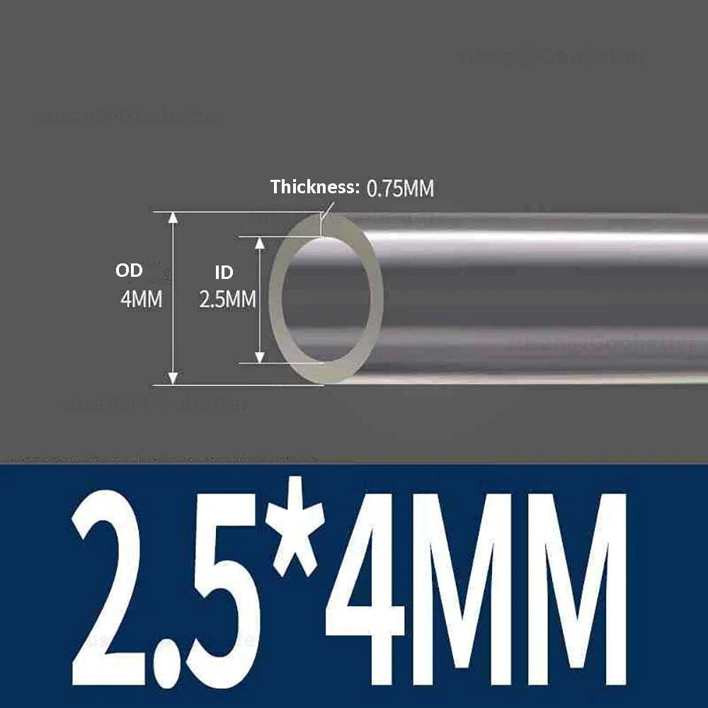 Clear Flexible PVC Tubing — Plastic Hose for Air, Water, Aquarium & Pond