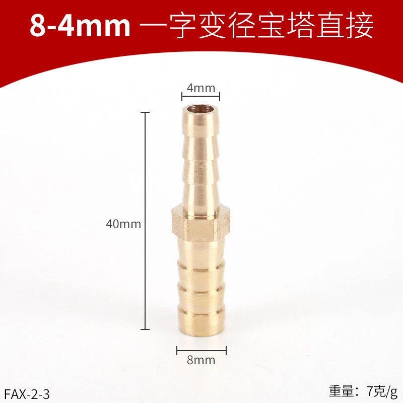 Brass Reducing Hose Fittings – Straight, L, T & Y Connectors for Gas & Air Tube