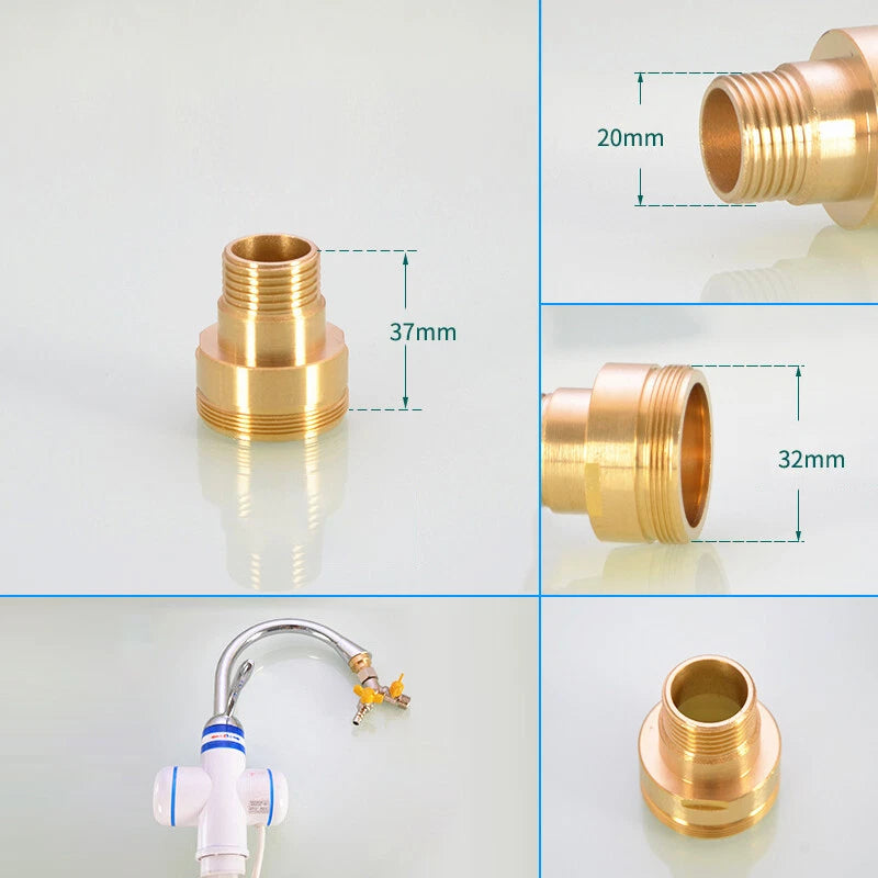 BSP Thread Male to Female Tap Connector Adapter — Kitchen & Garden Hose Fitting