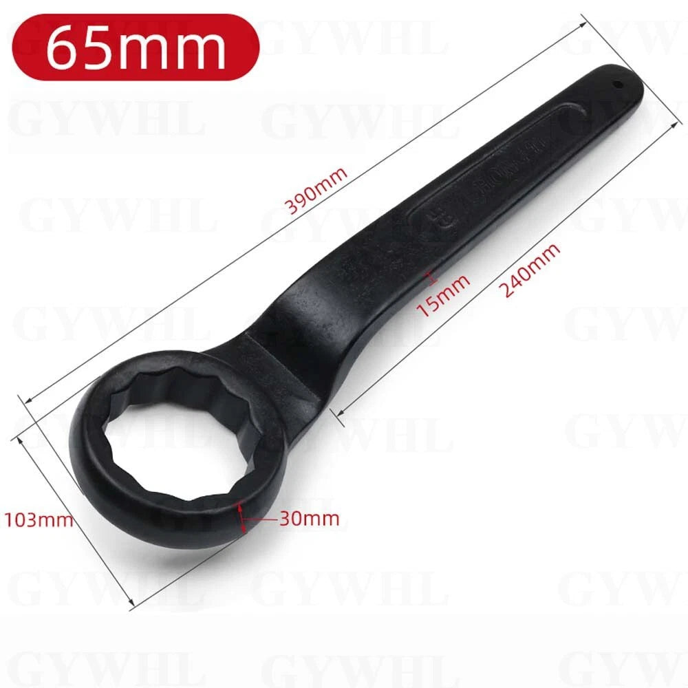 Slogging Striking Wrench Spanner Offset Box End Ring Type Wrench Carbon Steel