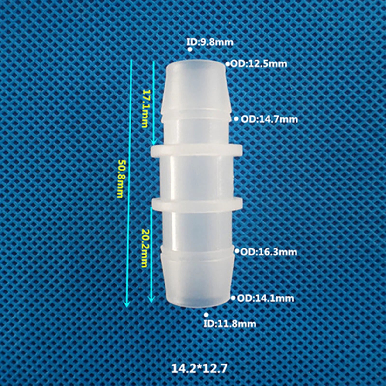 Reducing Coupling Straight Hose Pipe Plastic Adapter Fittings Connector Joint