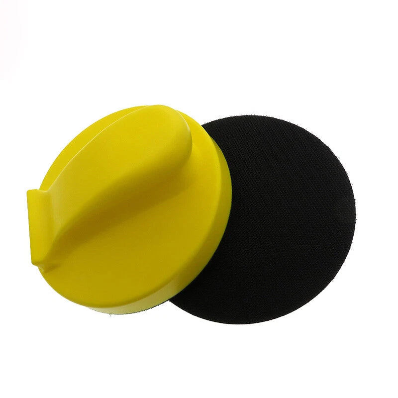 Mouse‑Shaped Hand Sanding Block — Ergonomic Foam Grip with Hook & Loop Base for Standard Sanding Discs