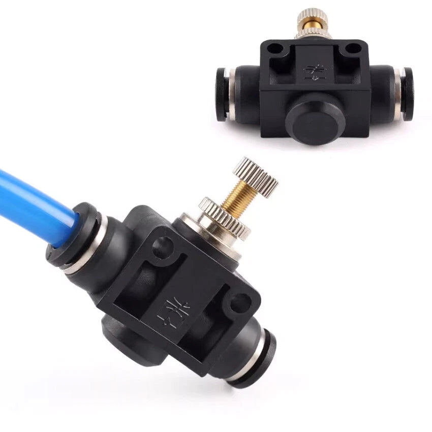 4- 16mm Nylon Pneumatic Push Fit Connector Tube Pipe Joiner Air Water Lines Hose